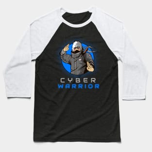 Cyber Warrior - Anime Baseball T-Shirt